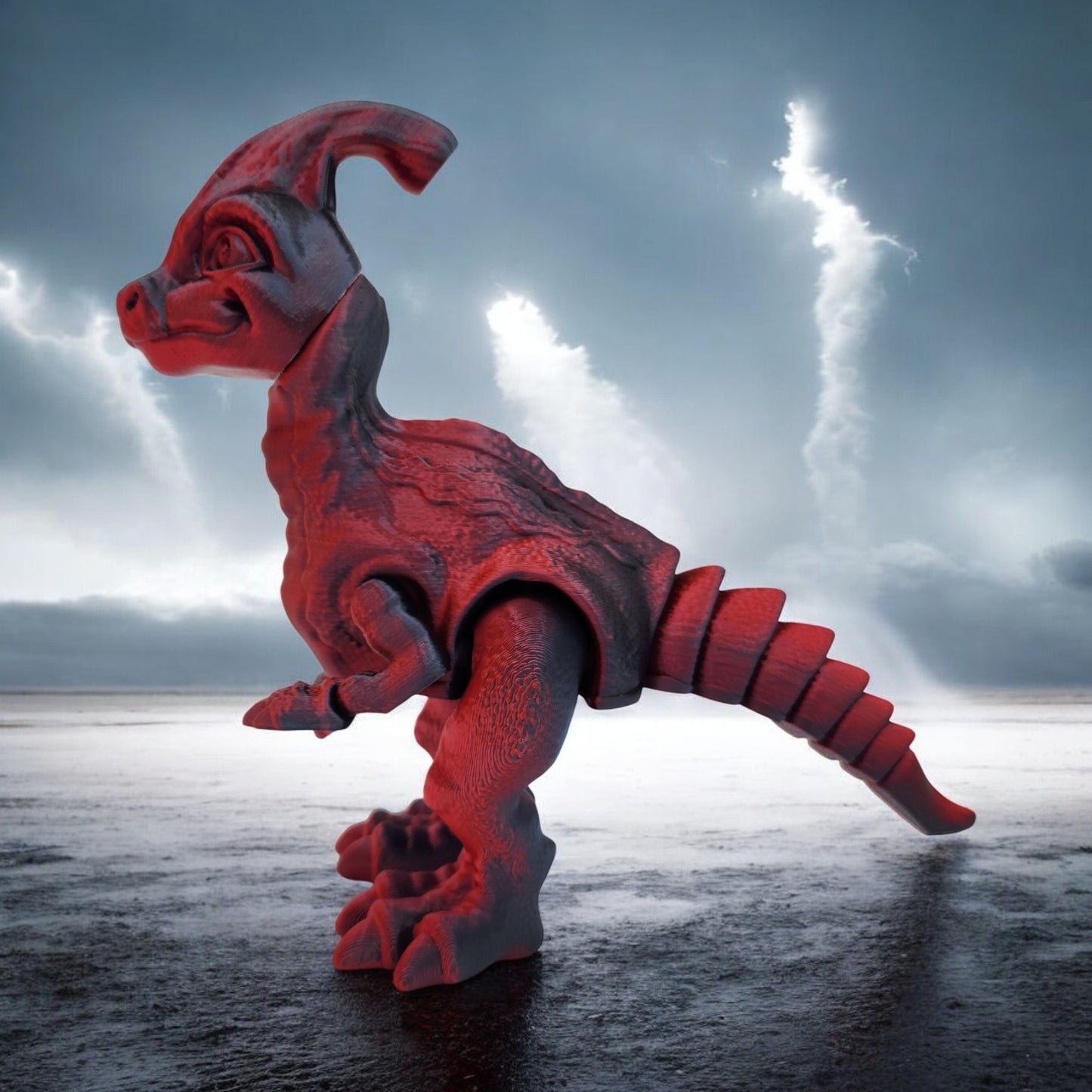 Primal Duck Billed Dinosaur
