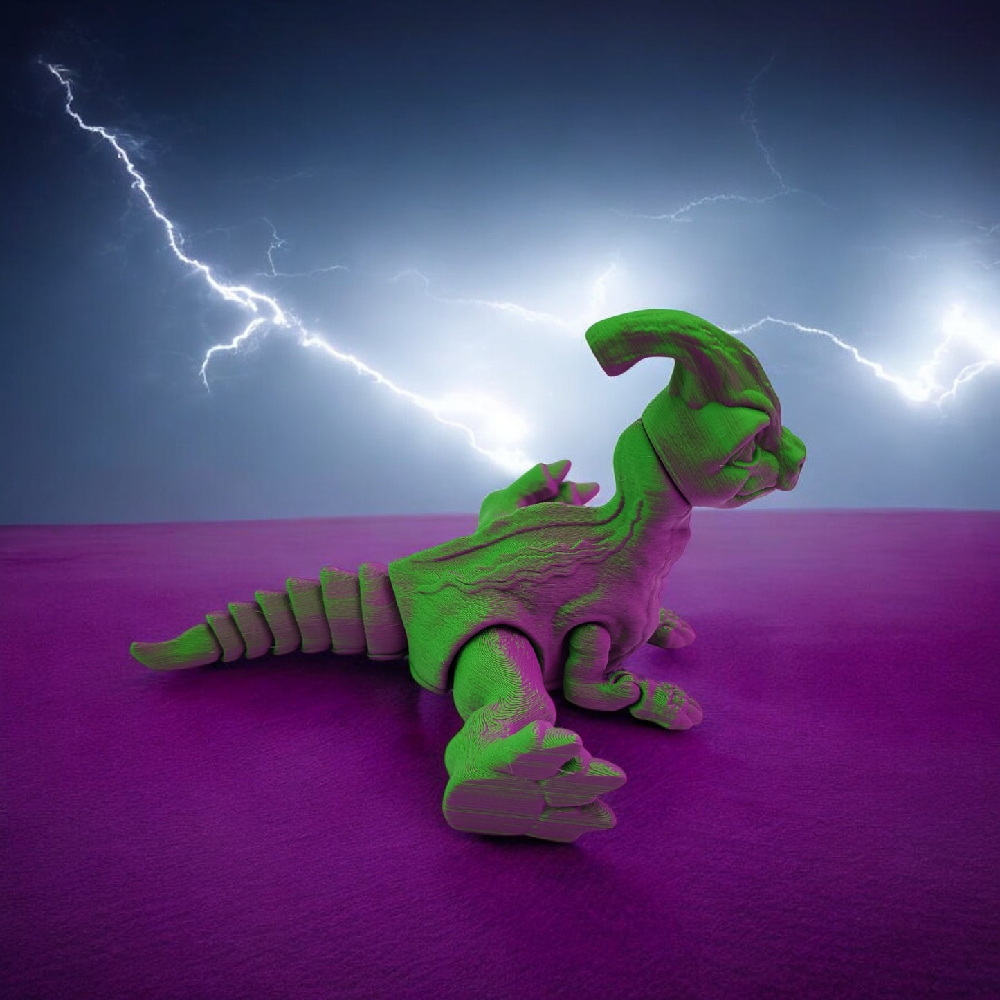 Primal Duck Billed Dinosaur