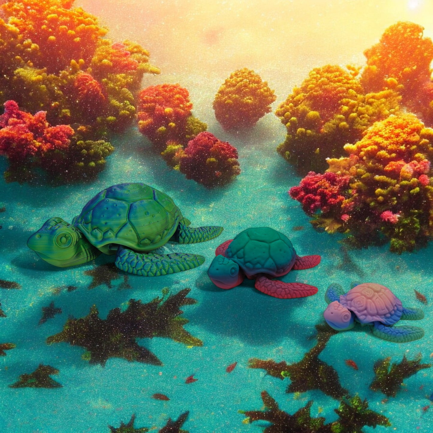 Seagrass Sea Turtle