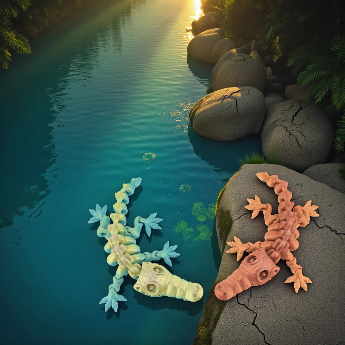 Baby Bonebite Crocodile